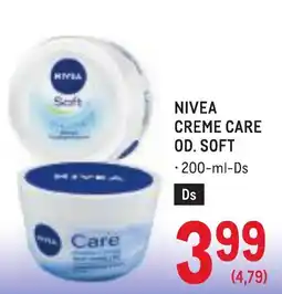 Metro NIVEA Creme Care Od. Soft Angebot