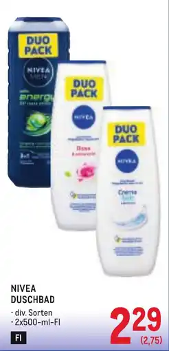 Metro NIVEA DUSCHBAD Angebot