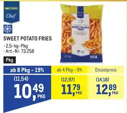 Metro Metro Chef Sweet Potato Fries Angebot