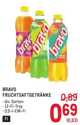 Metro Bravo Fruchtsaftgetränke Angebot