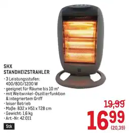 Metro SHX Standheizstrahler Angebot