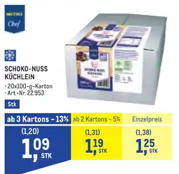 Metro Schoko-Nuss Kuchlein Angebot