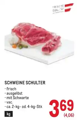 Metro Schweine Schulter Angebot