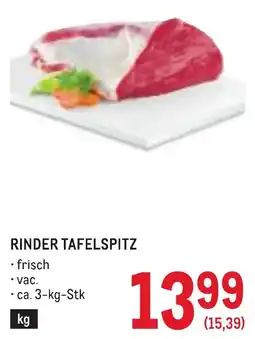 Metro Rinder Tafelspitz Angebot