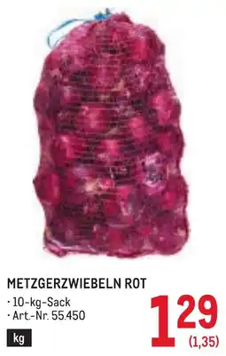Metro Metzgerzwiebeln Rot Angebot