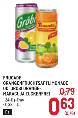 Metro Frucade Orangenfruchtsaftlimonade Angebot