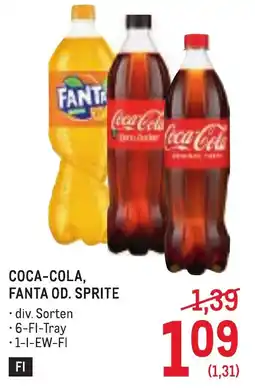 Metro Coca-Cola, Fanta od. Sprite Angebot