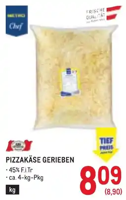 Metro METRO Chef Pizzakäse gerieben Angebot