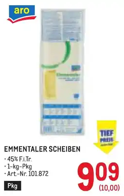 Metro Emmentaler Scheiben Angebot
