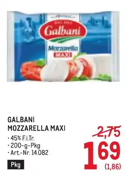 Metro Galbani Mozzarella Maxi Angebot