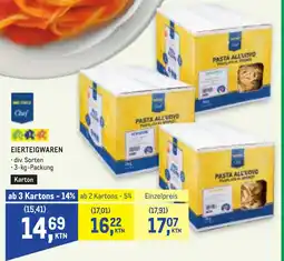 Metro Metro chef eierteigwaren Angebot