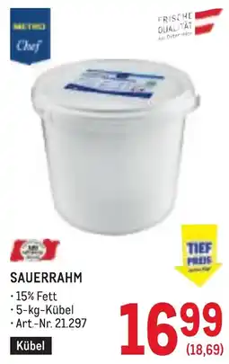 Metro Metro Chef Sauerrahm Angebot