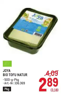 Metro Joya Bio Tofu Natur Angebot