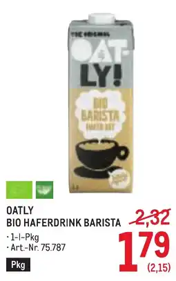Metro Oatly Bio Haferdrink Barista Angebot