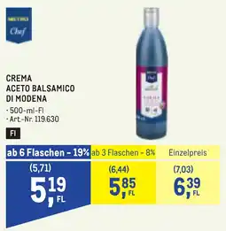 Metro Crema Aceto Balsamico di Modena Angebot
