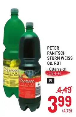 Metro Peter Panitsch Sturm Weiss od. Rot Angebot
