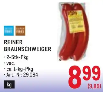 Metro Reiner Braunschweiger Angebot