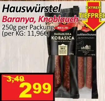 Wurstico Hauswürstel Baranya, Knoblauch Angebot