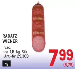 Metro Radatz Wiener Angebot