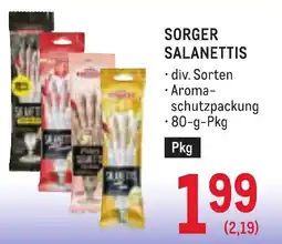 Metro Sorger Salanettis Angebot
