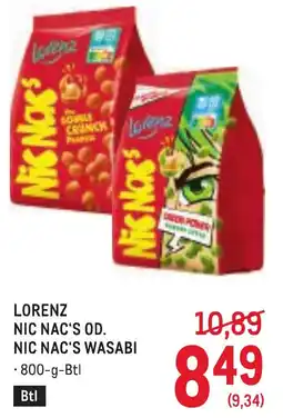 Metro Lorenz Nic Nac's Od. Nic Nac's Wasabi Angebot
