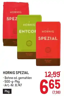 Metro Hornig Spezial Angebot