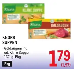 Metro Knorr Suppen Angebot