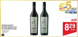 Metro Weingut Krispel Gelber Muskateller Od. Sauvignon Blanc Angebot