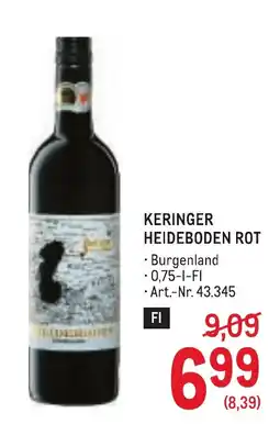 Metro Keringer Heideboden Rot Angebot