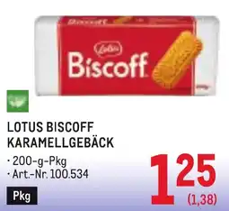 Metro Lotus Biscoff Karamellgebäck Angebot
