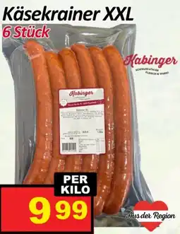 Wurstico Käsekrainer XXL Kabinger Angebot