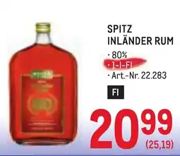 Metro Spitz Inländer Rum Angebot