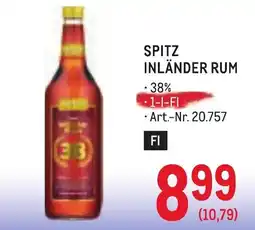Metro Spitz Inländer Rum Angebot