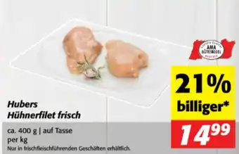 Hubers Hühnerfilet frisch