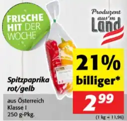 Nah&Frisch Spitzpaprika rot/gelb Angebot