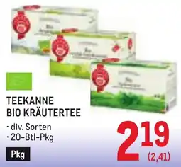 Metro Teekanne Bio Kräutertee Angebot