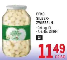 Metro EFKO Silber-Zwiebeln Angebot