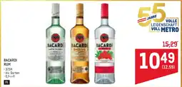 Metro Bacardi Rum Angebot