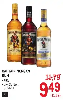 Metro Captain Morgan Rum Angebot
