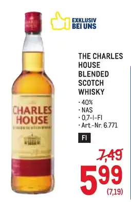 Metro The Charles House Blended Scotch Whisky Angebot