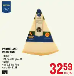 Metro Parmigiano Reggiano Angebot