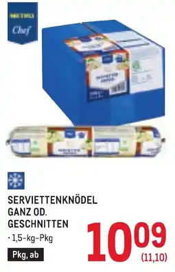 Metro Serviettenknödel Ganz od. Geschnitten Angebot