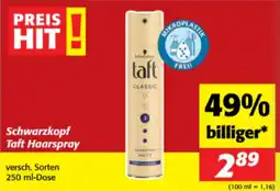 Nah&Frisch Schwarzkopf Taft Haarspray Angebot