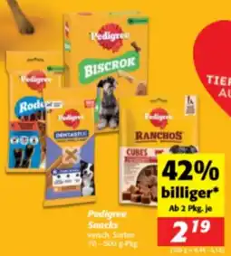 Nah&Frisch Pedigree Snacks Angebot