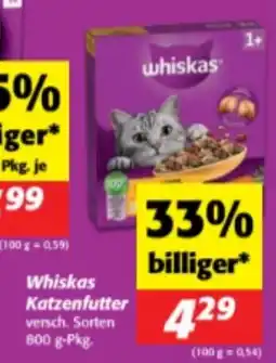 Nah&Frisch Whiskas Katzenfutter Angebot