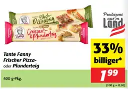 Nah&Frisch Tante Fanny Frischer Pizza- oder Plunderteig Angebot