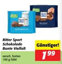Nah&Frisch Ritter Sport Schokolade Bunte Vielfalt Angebot