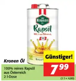 Nah&Frisch Kronen Öl Rapsöl Angebot