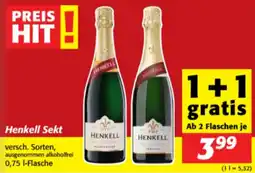 Nah&Frisch Henkell Sekt Angebot