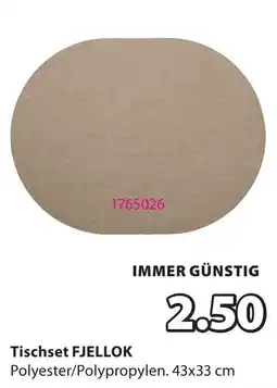 JYSK Tischset FJELLOK Angebot